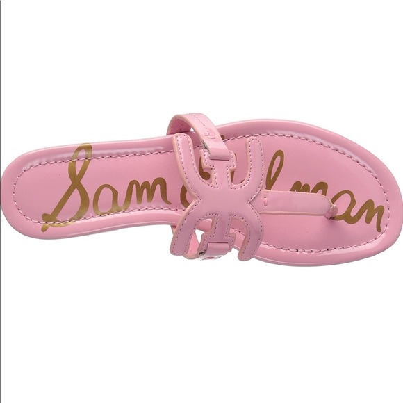 NWT Sam Edelman Pink Thong Sandal - Picture 1 of 12